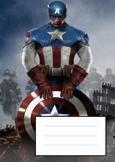 SEŠIT DO ŠKOLY - CAPTAIN AMERICA 02